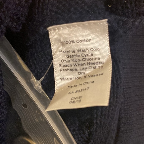Talbots Crew Neck Blue Knit Sweater - Picture 7 of 7
